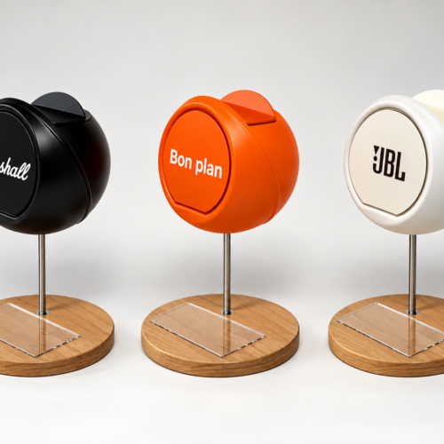 PLV plastique pour groupe Orange par Groupe Signe Distinctif